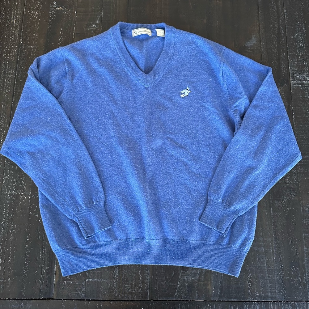 Donald Ross Lightweight Golf Sweater- witch- large